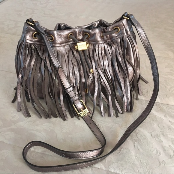 Aimee Kestenberg Pebble Leather Fringe Crossbody - Picture 3 of 8